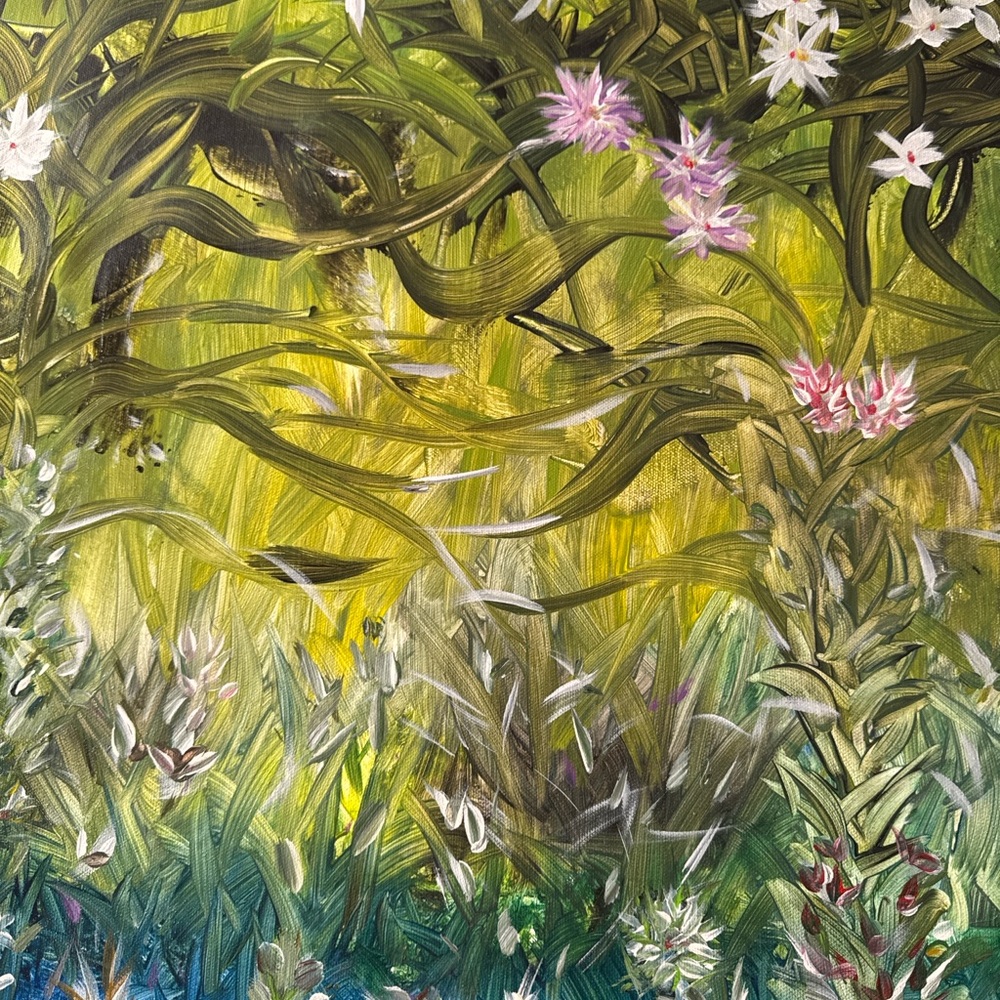 Floral Abstract Canvas Artwhat life hides